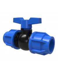 Кран ПE сферичен φ110 x φ110 тип ракор